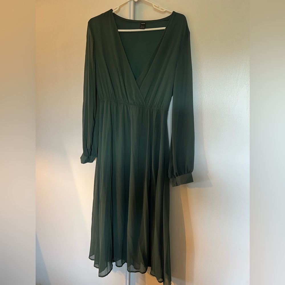 Green Chiffon Dress